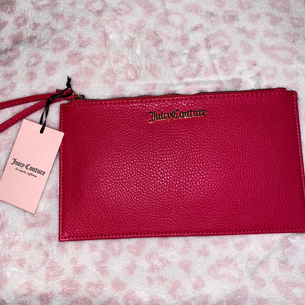 NWT Juicy Couture Wristlet 💕 Hot Pink